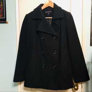Jason Kole Classic Double Beasted Wool Pea Coat
